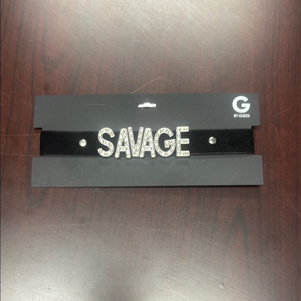 NWT Guess by Marciano Savage Black Choker by G by Guess